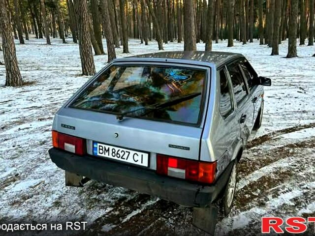 Серый ВАЗ 21099, объемом двигателя 15 л и пробегом 130 тыс. км за 1050 $, фото 2 на Automoto.ua