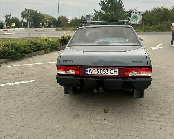 Серый ВАЗ 21099, объемом двигателя 1.6 л и пробегом 152 тыс. км за 1999 $, фото 3 на Automoto.ua