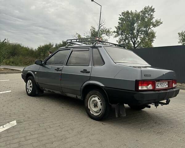 Серый ВАЗ 21099, объемом двигателя 1.6 л и пробегом 152 тыс. км за 1999 $, фото 4 на Automoto.ua