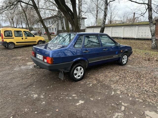 Синий ВАЗ 21099, объемом двигателя 1.6 л и пробегом 208 тыс. км за 2200 $, фото 3 на Automoto.ua