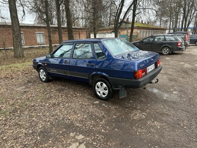 Синий ВАЗ 21099, объемом двигателя 1.6 л и пробегом 208 тыс. км за 2200 $, фото 4 на Automoto.ua