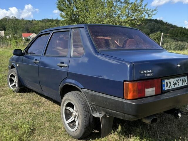 Синий ВАЗ 21099, объемом двигателя 1.6 л и пробегом 156 тыс. км за 1850 $, фото 1 на Automoto.ua