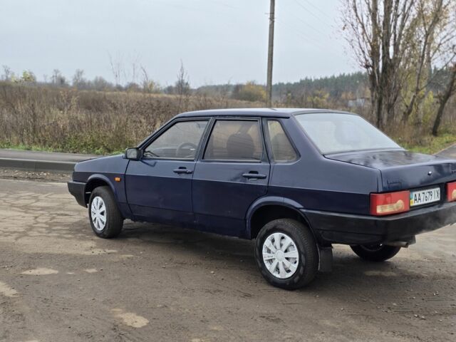 Синий ВАЗ 21099, объемом двигателя 1.5 л и пробегом 200 тыс. км за 650 $, фото 5 на Automoto.ua