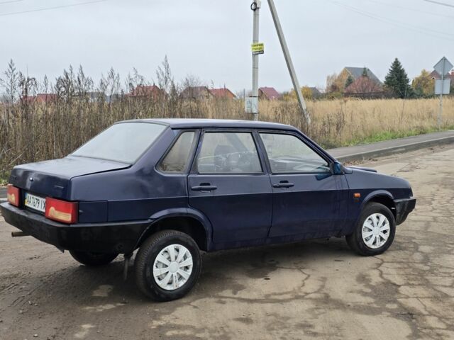 Синий ВАЗ 21099, объемом двигателя 1.5 л и пробегом 200 тыс. км за 650 $, фото 2 на Automoto.ua