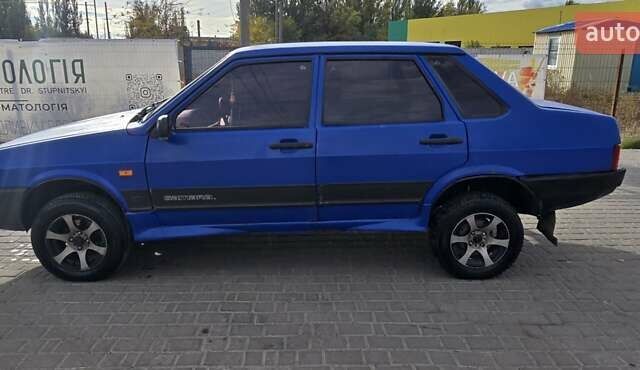 Синій ВАЗ 21099, об'ємом двигуна 1.5 л та пробігом 100 тис. км за 1000 $, фото 2 на Automoto.ua