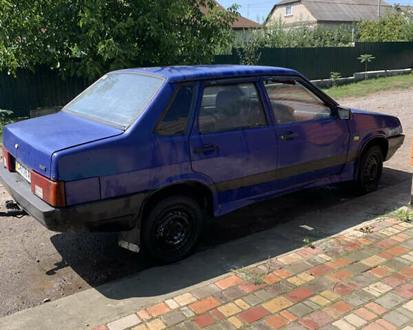 Синий ВАЗ 21099, объемом двигателя 0 л и пробегом 287 тыс. км за 600 $, фото 3 на Automoto.ua
