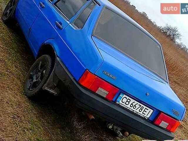 Синий ВАЗ 21099, объемом двигателя 1.5 л и пробегом 76 тыс. км за 1500 $, фото 1 на Automoto.ua
