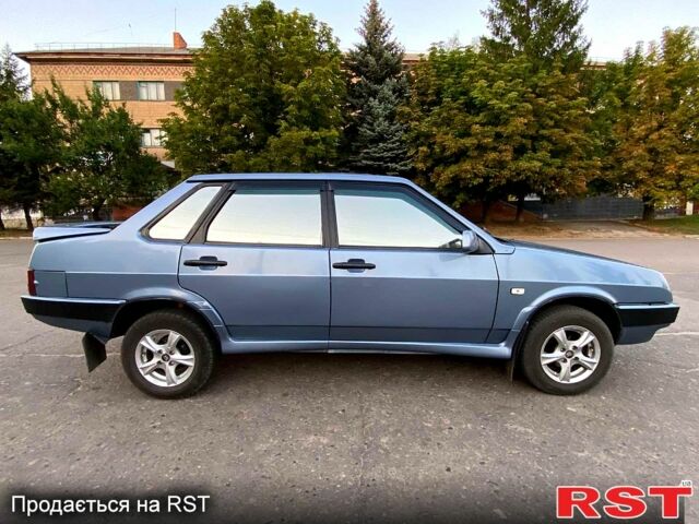 Синий ВАЗ 21099, объемом двигателя 1.3 л и пробегом 0 тыс. км за 1650 $, фото 3 на Automoto.ua