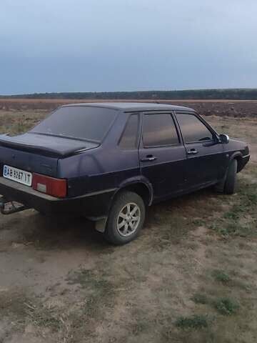 Синий ВАЗ 21099, объемом двигателя 1.5 л и пробегом 30 тыс. км за 1400 $, фото 1 на Automoto.ua