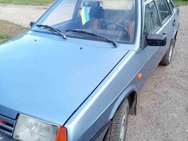 Синий ВАЗ 21099, объемом двигателя 1.3 л и пробегом 114 тыс. км за 750 $, фото 1 на Automoto.ua