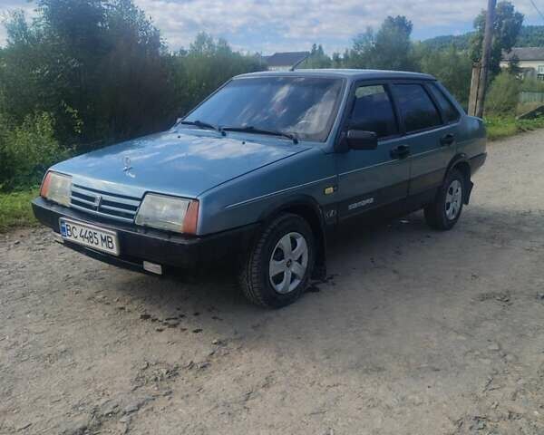 Синий ВАЗ 21099, объемом двигателя 1.5 л и пробегом 285 тыс. км за 1100 $, фото 3 на Automoto.ua