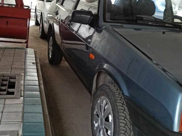 Синий ВАЗ 21099, объемом двигателя 1.5 л и пробегом 220 тыс. км за 900 $, фото 3 на Automoto.ua