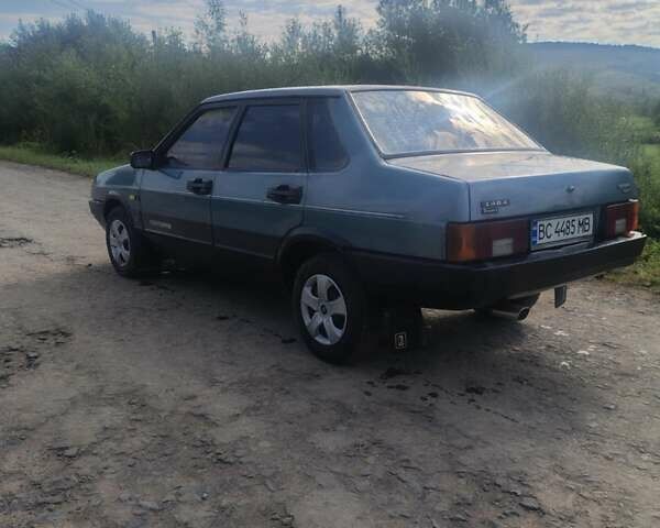 Синий ВАЗ 21099, объемом двигателя 1.5 л и пробегом 285 тыс. км за 1100 $, фото 2 на Automoto.ua