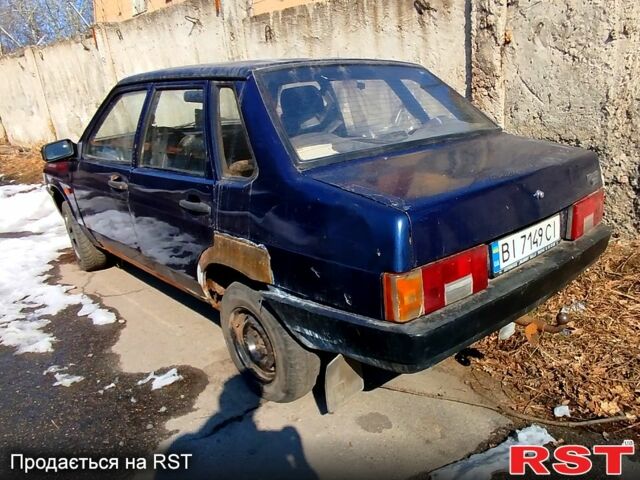 Синий ВАЗ 21099, объемом двигателя 1.5 л и пробегом 0 тыс. км за 623 $, фото 3 на Automoto.ua