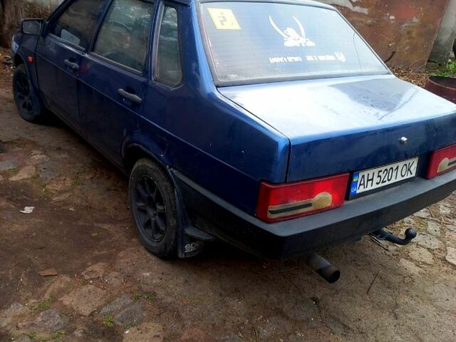 Синий ВАЗ 21099, объемом двигателя 1.5 л и пробегом 121 тыс. км за 800 $, фото 4 на Automoto.ua