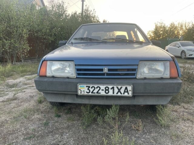 Синий ВАЗ 21099, объемом двигателя 1.5 л и пробегом 153 тыс. км за 1000 $, фото 1 на Automoto.ua