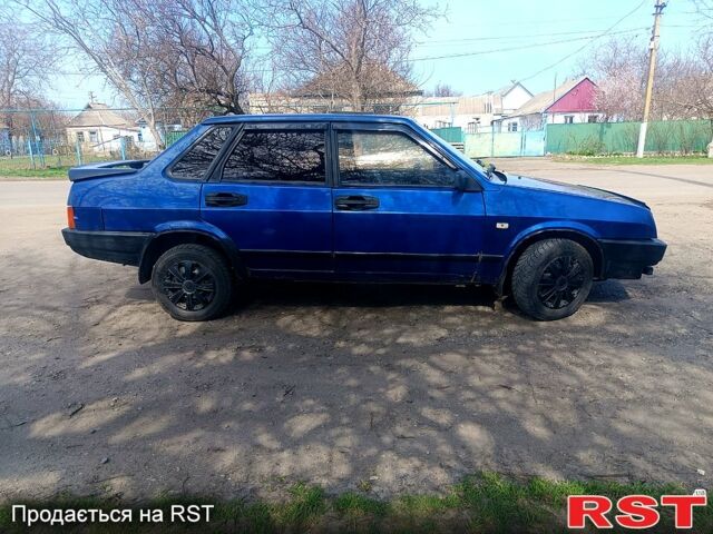 Синий ВАЗ 21099, объемом двигателя 1.5 л и пробегом 250 тыс. км за 1200 $, фото 3 на Automoto.ua