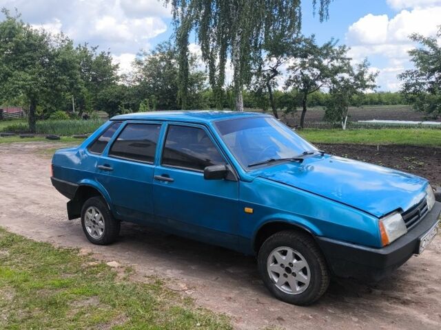Синий ВАЗ 21099, объемом двигателя 1.5 л и пробегом 2 тыс. км за 1000 $, фото 4 на Automoto.ua