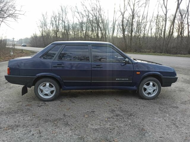 Синий ВАЗ 21099, объемом двигателя 1.5 л и пробегом 99 тыс. км за 1181 $, фото 3 на Automoto.ua