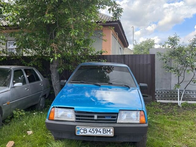 Синий ВАЗ 21099, объемом двигателя 1.5 л и пробегом 2 тыс. км за 1000 $, фото 1 на Automoto.ua