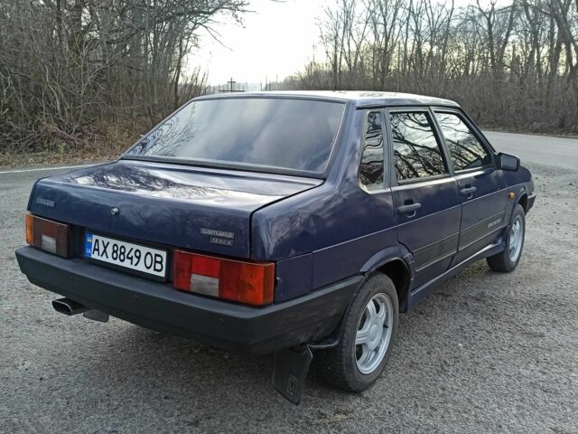 Синий ВАЗ 21099, объемом двигателя 1.5 л и пробегом 99 тыс. км за 1181 $, фото 5 на Automoto.ua
