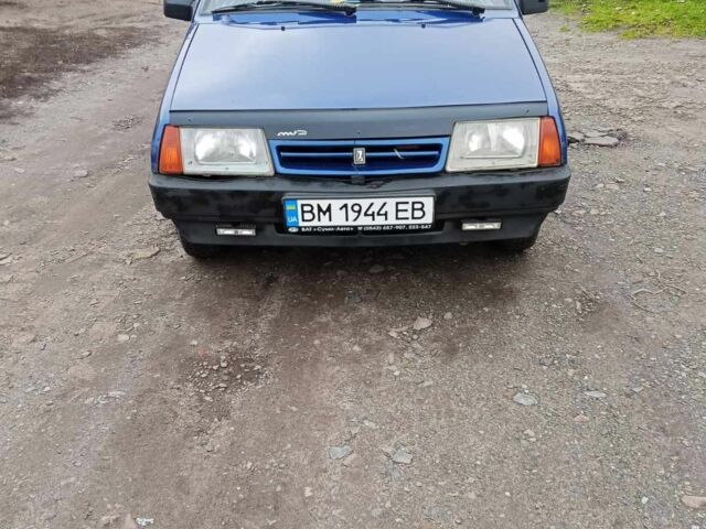 Синий ВАЗ 21099, объемом двигателя 1.5 л и пробегом 260 тыс. км за 1600 $, фото 1 на Automoto.ua