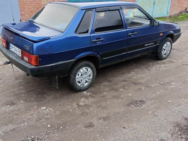 Синий ВАЗ 21099, объемом двигателя 1.5 л и пробегом 260 тыс. км за 1600 $, фото 5 на Automoto.ua