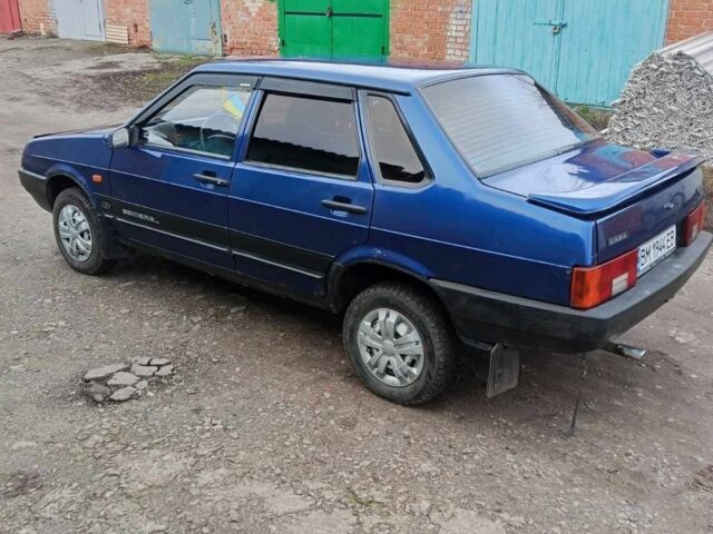Синий ВАЗ 21099, объемом двигателя 1.5 л и пробегом 260 тыс. км за 1600 $, фото 6 на Automoto.ua
