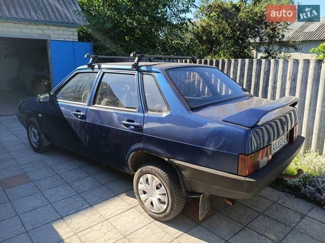 Синий ВАЗ 21099, объемом двигателя 1.5 л и пробегом 100 тыс. км за 1500 $, фото 2 на Automoto.ua