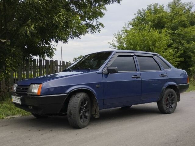 Синий ВАЗ 21099, объемом двигателя 1.5 л и пробегом 50 тыс. км за 1400 $, фото 1 на Automoto.ua