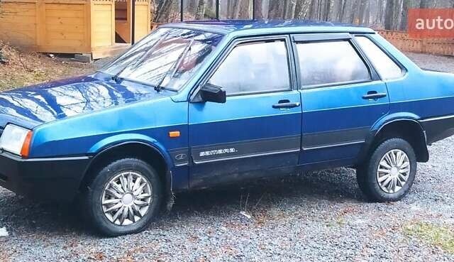 Синій ВАЗ 21099, об'ємом двигуна 1.6 л та пробігом 170 тис. км за 900 $, фото 1 на Automoto.ua
