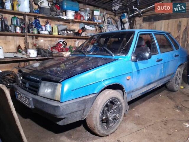 Синій ВАЗ 21099, об'ємом двигуна 1.5 л та пробігом 250 тис. км за 1200 $, фото 1 на Automoto.ua