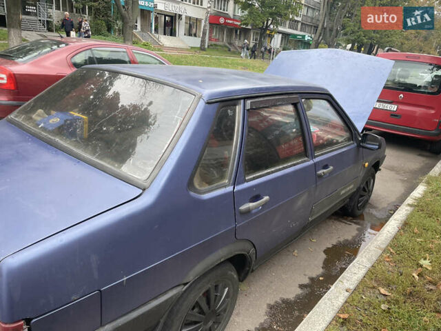 Синий ВАЗ 21099, объемом двигателя 1.6 л и пробегом 60 тыс. км за 1700 $, фото 3 на Automoto.ua