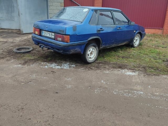 Синий ВАЗ 21099, объемом двигателя 1.5 л и пробегом 200 тыс. км за 663 $, фото 3 на Automoto.ua