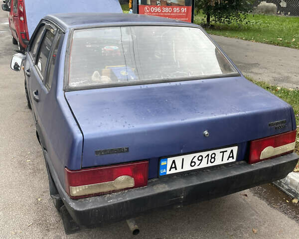 Синий ВАЗ 21099, объемом двигателя 1.6 л и пробегом 60 тыс. км за 1700 $, фото 1 на Automoto.ua