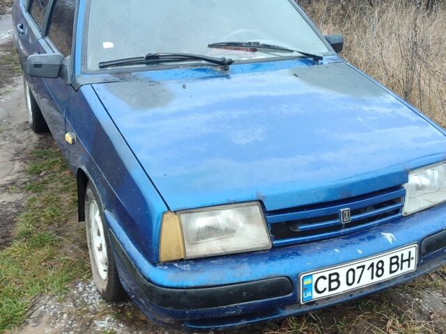 Синий ВАЗ 21099, объемом двигателя 1.5 л и пробегом 200 тыс. км за 663 $, фото 1 на Automoto.ua