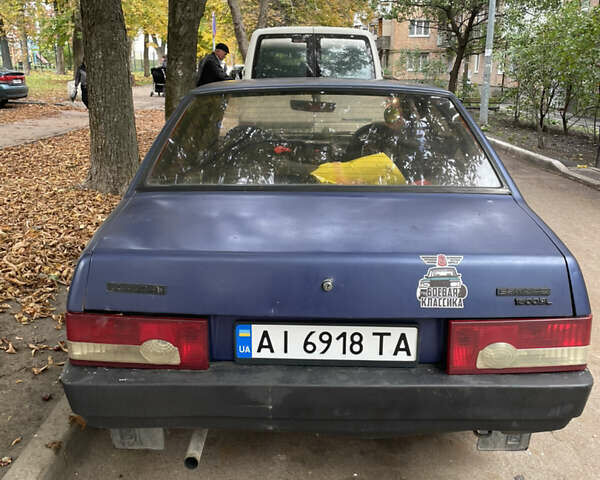 Синий ВАЗ 21099, объемом двигателя 1.6 л и пробегом 60 тыс. км за 1700 $, фото 1 на Automoto.ua