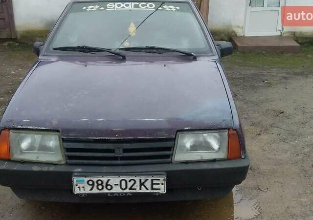 Синий ВАЗ 21099, объемом двигателя 1.5 л и пробегом 180 тыс. км за 1000 $, фото 1 на Automoto.ua
