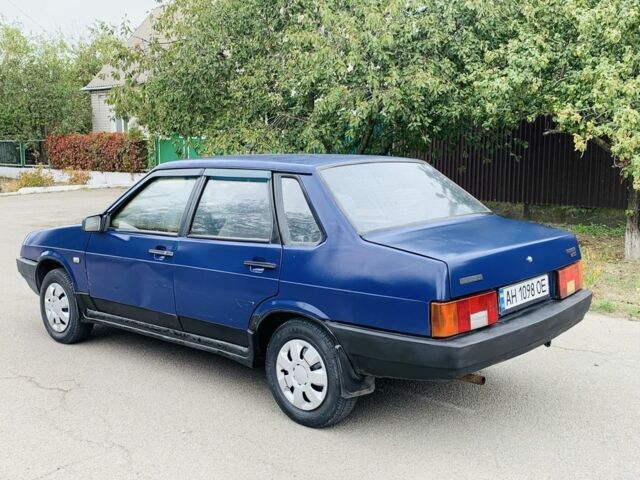 Синий ВАЗ 21099, объемом двигателя 1.5 л и пробегом 347 тыс. км за 850 $, фото 4 на Automoto.ua