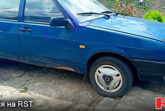 Синий ВАЗ 21099, объемом двигателя 1.6 л и пробегом 66 тыс. км за 900 $, фото 7 на Automoto.ua