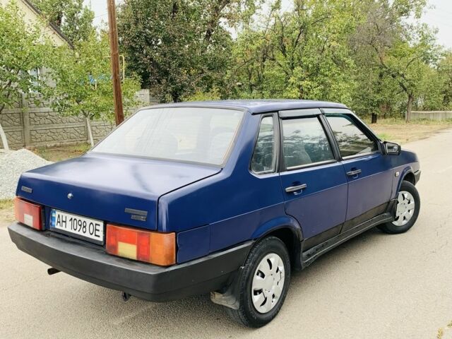 Синий ВАЗ 21099, объемом двигателя 1.5 л и пробегом 347 тыс. км за 850 $, фото 5 на Automoto.ua