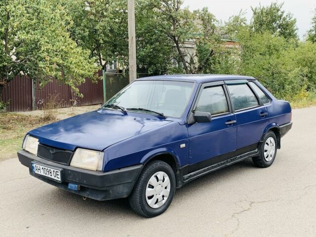 Синий ВАЗ 21099, объемом двигателя 1.5 л и пробегом 347 тыс. км за 850 $, фото 3 на Automoto.ua
