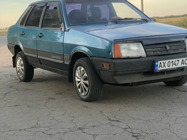 Синій ВАЗ 21099, об'ємом двигуна 1.5 л та пробігом 186 тис. км за 692 $, фото 1 на Automoto.ua