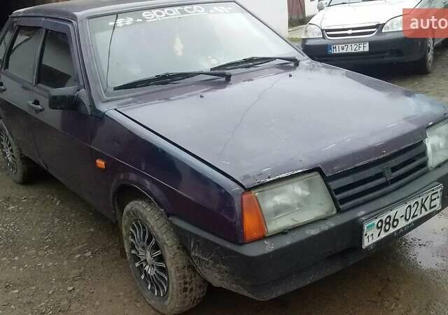Синий ВАЗ 21099, объемом двигателя 1.5 л и пробегом 180 тыс. км за 1000 $, фото 4 на Automoto.ua