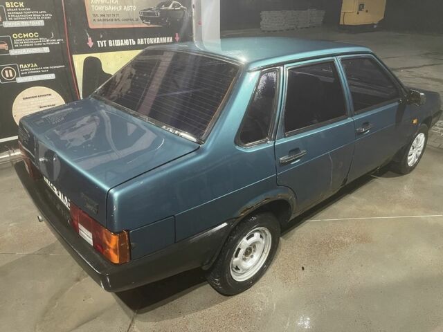 Синий ВАЗ 21099, объемом двигателя 1.4 л и пробегом 150 тыс. км за 720 $, фото 4 на Automoto.ua