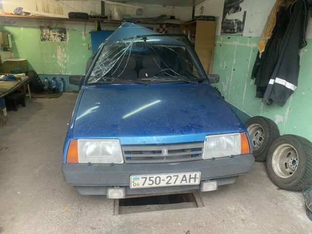 Синий ВАЗ 21099, объемом двигателя 1.5 л и пробегом 180 тыс. км за 476 $, фото 1 на Automoto.ua