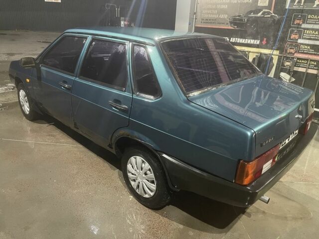 Синий ВАЗ 21099, объемом двигателя 1.4 л и пробегом 150 тыс. км за 720 $, фото 3 на Automoto.ua