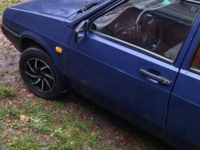 Синий ВАЗ 21099, объемом двигателя 1.5 л и пробегом 90 тыс. км за 950 $, фото 1 на Automoto.ua