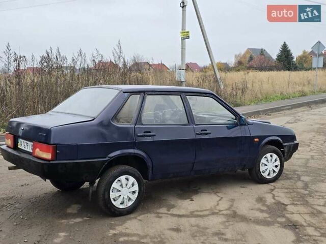 Синий ВАЗ 21099, объемом двигателя 1.5 л и пробегом 200 тыс. км за 650 $, фото 2 на Automoto.ua