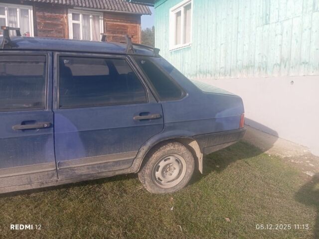 Синій ВАЗ 21099, об'ємом двигуна 1.5 л та пробігом 2 тис. км за 350 $, фото 10 на Automoto.ua